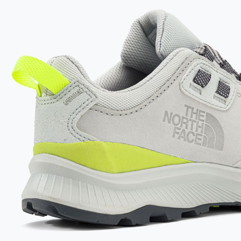 Buty turystyczne damskie The North Face Cragstone Leather WP tin grey/led yellow 9