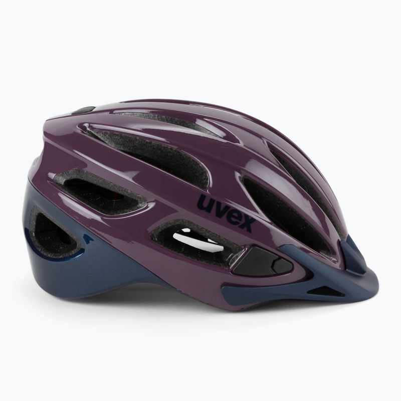 Kask rowerowy UVEX True plum deep space 3