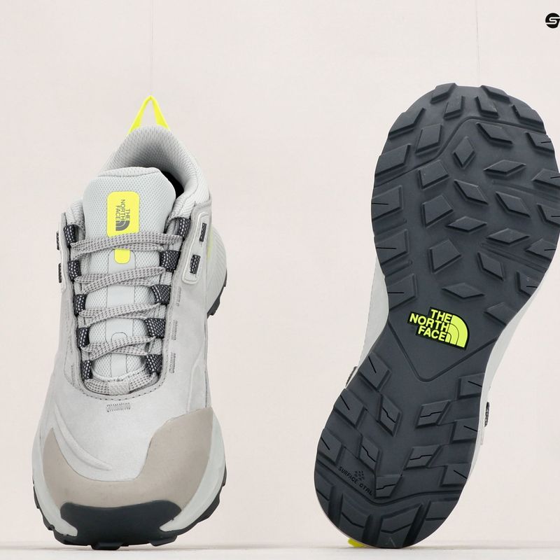 Buty turystyczne damskie The North Face Cragstone Leather WP tin grey/led yellow 12